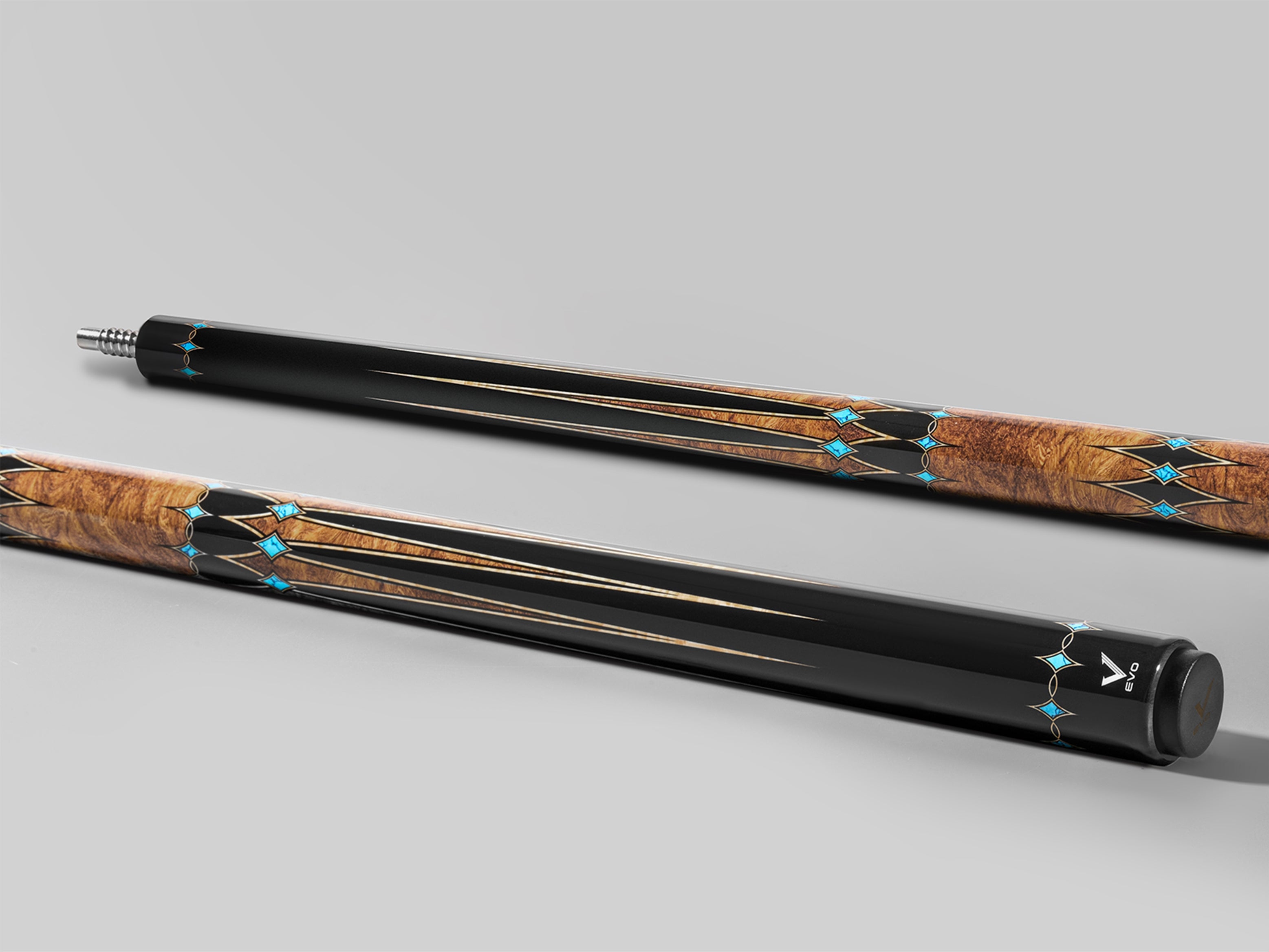 CRYSTAL Pool Cue - Black