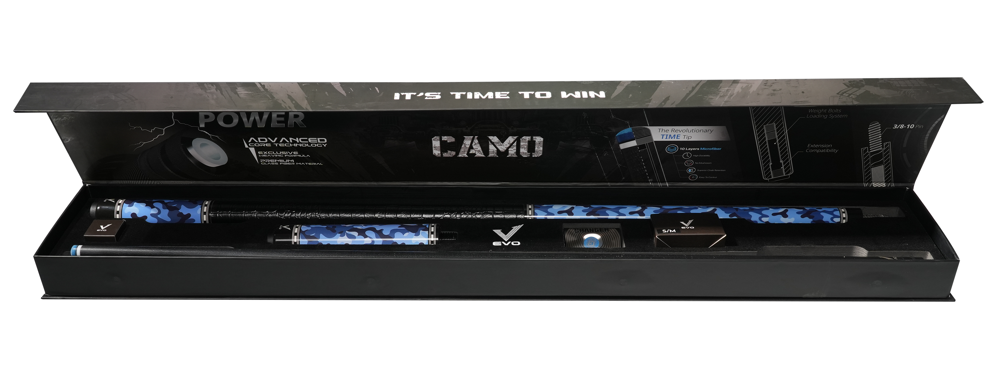 EVO CAMO MAXBING EDITION - NAVY - Combo Open D4
