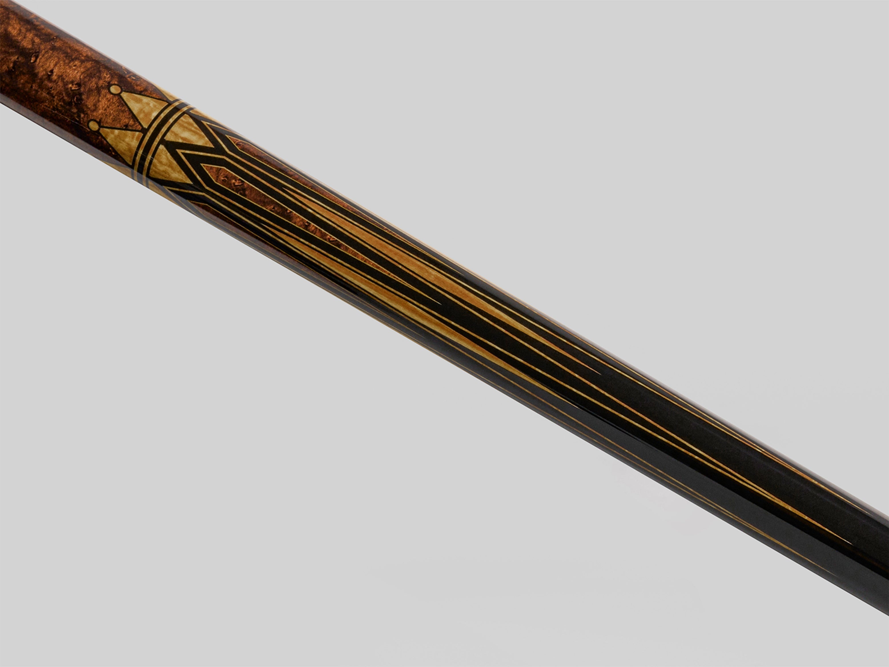 CRYSTAL Pool Cue - Brown
