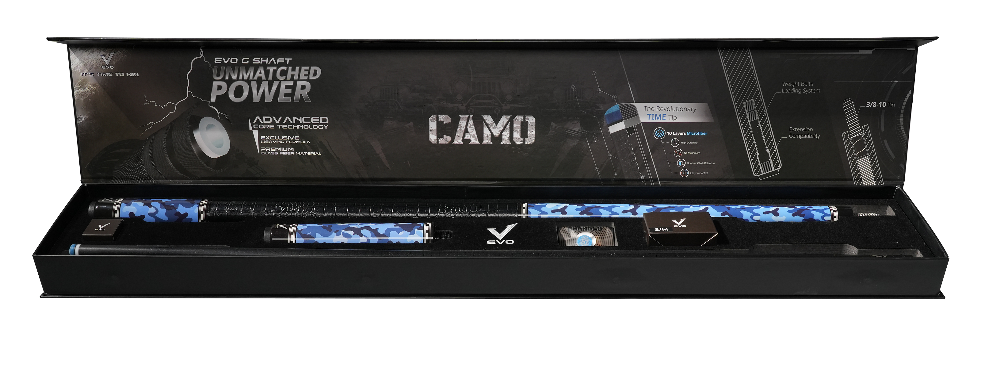 EVO CAMO MAXBING EDITION - NAVY - Combo Open D6