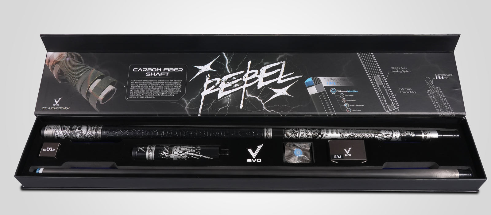 EVO REBEL MAXBING EDITION - BLACK LEATHER WRAP - Desktop Image