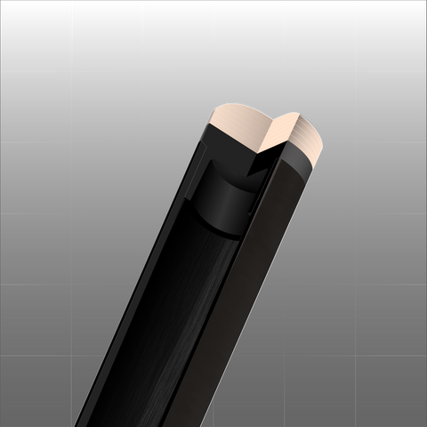EVO X-FORCE BREAK CUE - NEVER GIVE UP - Middle Tip Image