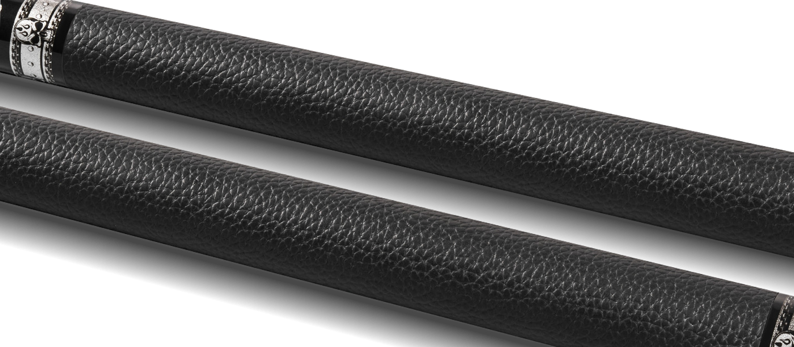 EVO FREEDOM POOL CUE - SHADOW FLAME - BLACK LEATHER WRAP - Desktop Image