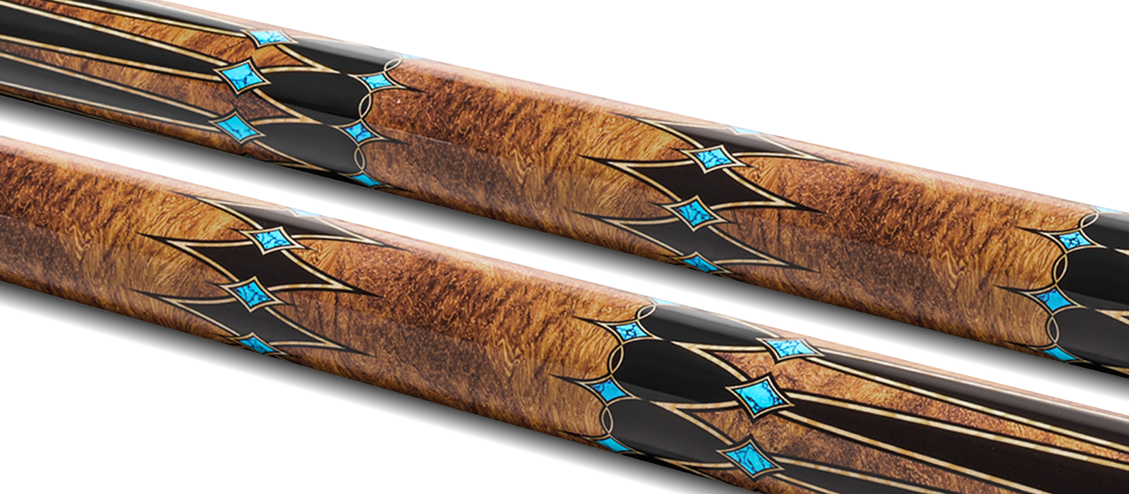 EVO CRYSTAL POOL CUE - EMBER VEIN - Desktop Image