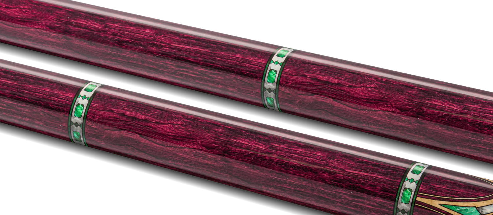 EVO ROYALE POOL CUE - GARNET CREST - Desktop Image