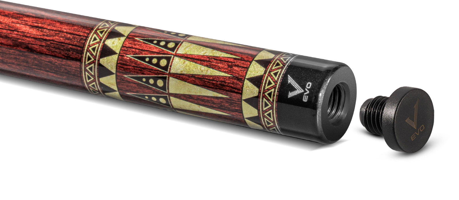 EVO WARRIOR POOL CUE - EMBER SUNSET - Desktop Image