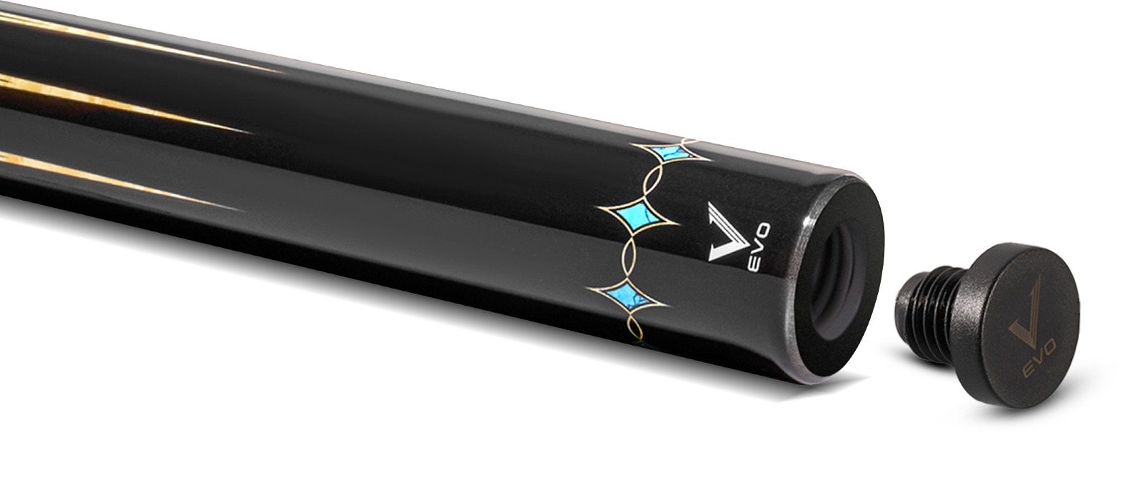 EVO CRYSTAL POOL CUE - EMBER VEIN - Desktop Image