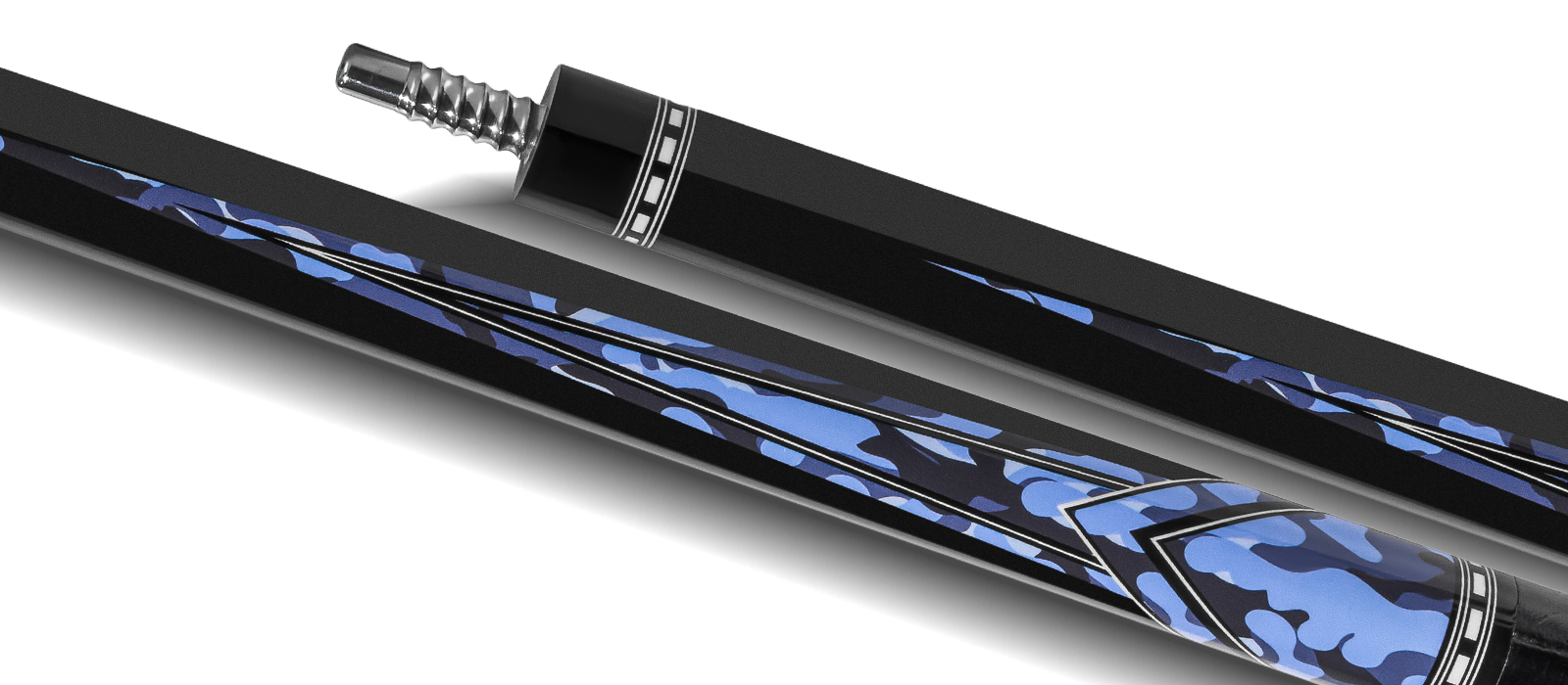 EVO RECON POOL CUE - PHANTOM - LEATHER WRAP - Desktop Image