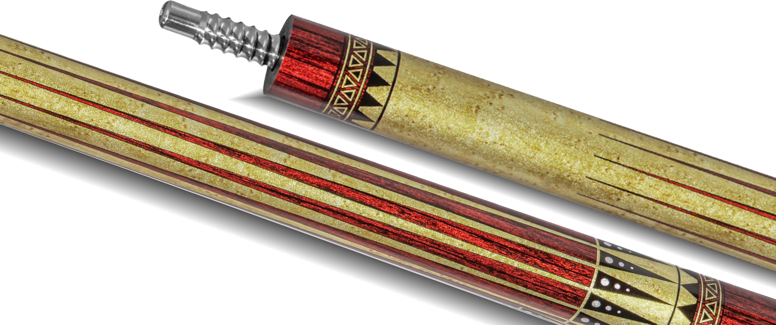 EVO WARRIOR POOL CUE - EMBER SUNSET - Desktop Image