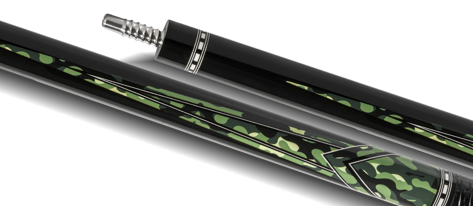 EVO RECON POOL CUE - VIPER - LEATHER WRAP - Desktop Image