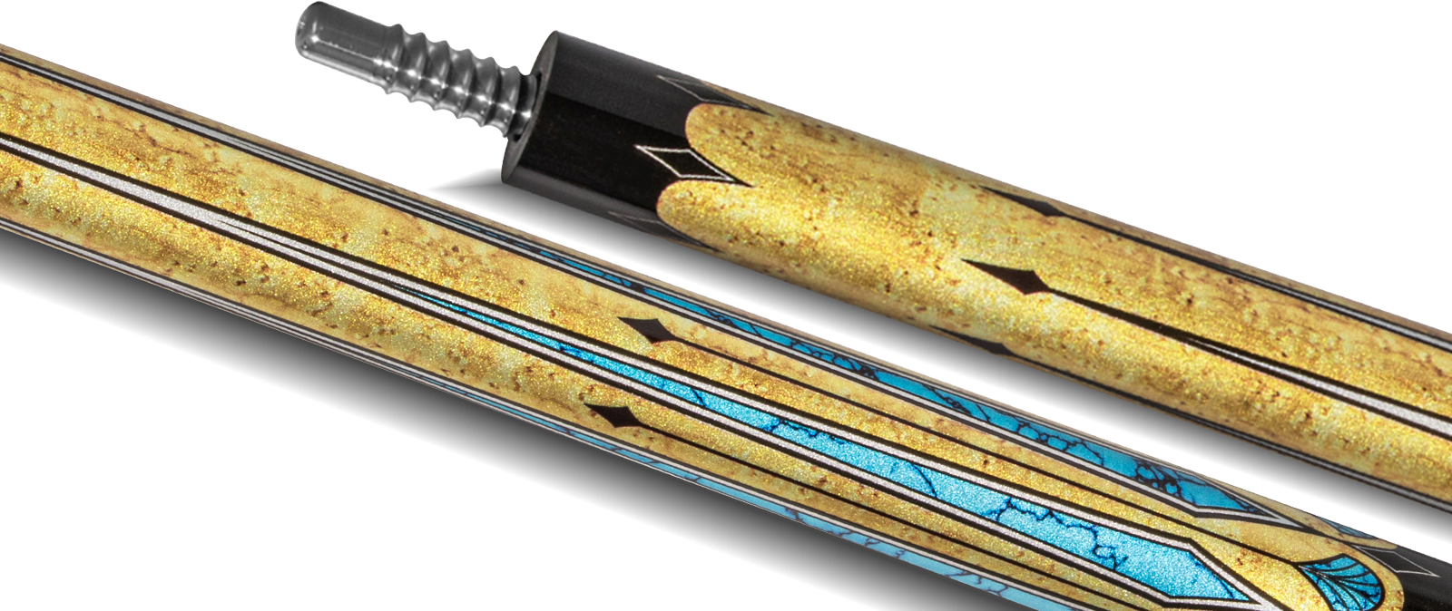 EVO WARRIOR POOL CUE - DESERT GOLD - Desktop Image