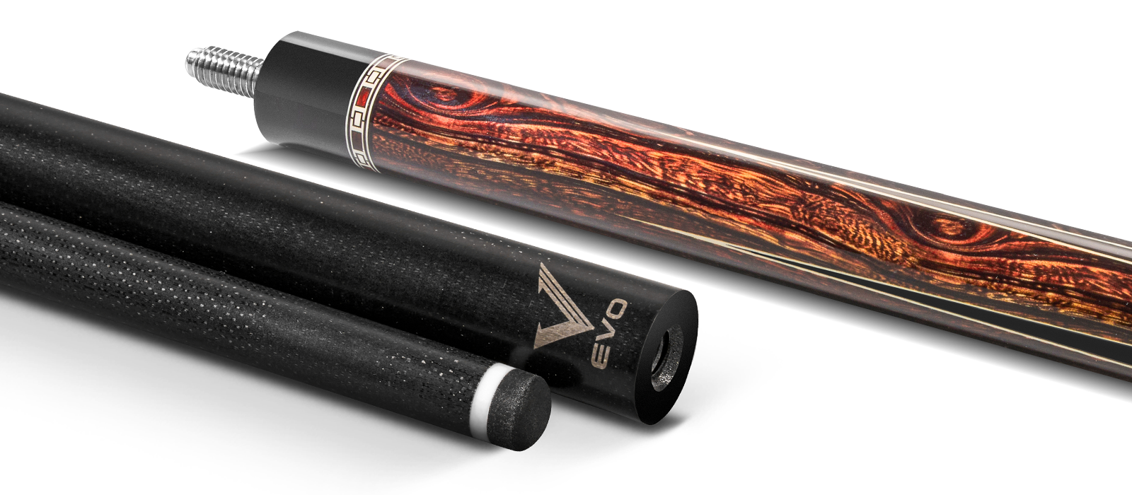 EVO MEG POOL CUE - EMBER FANG - Desktop Image