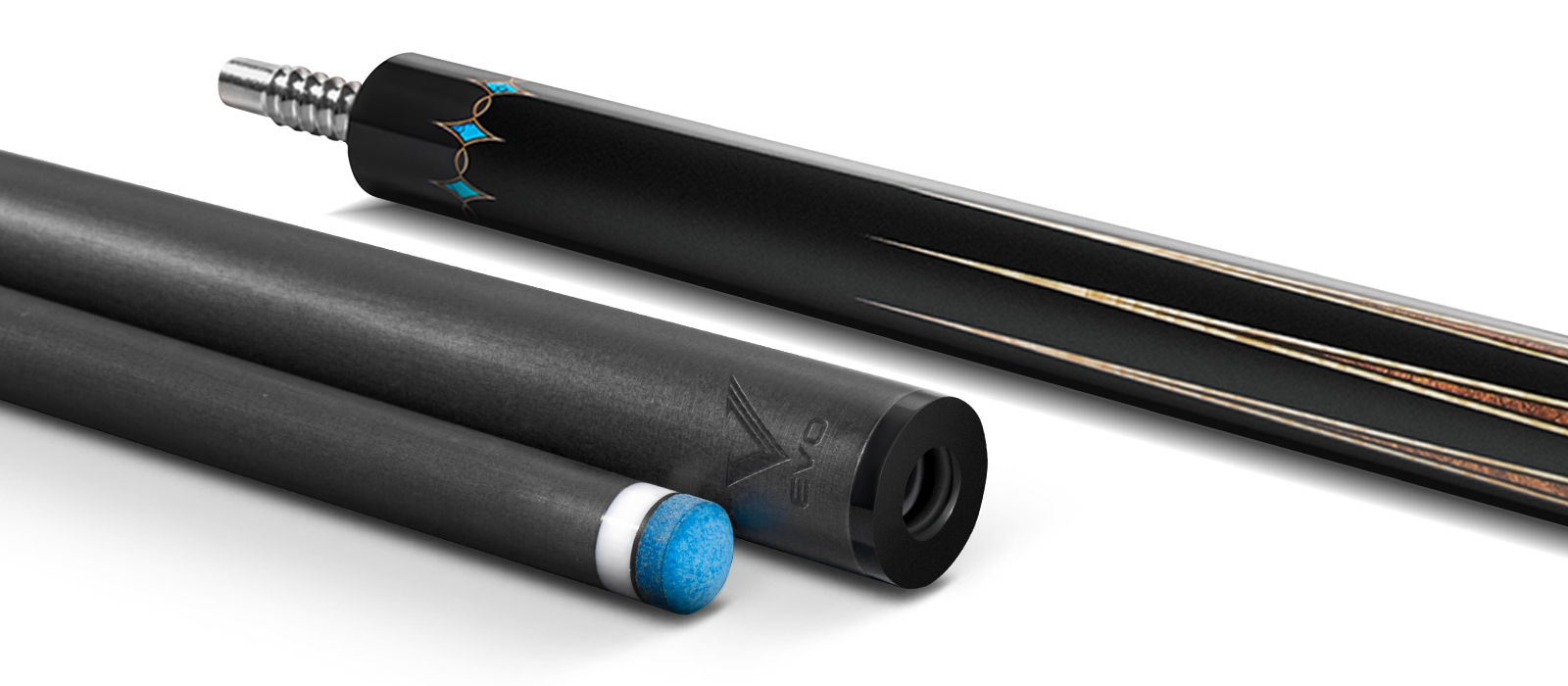 EVO CRYSTAL POOL CUE - EMBER VEIN - Desktop Image