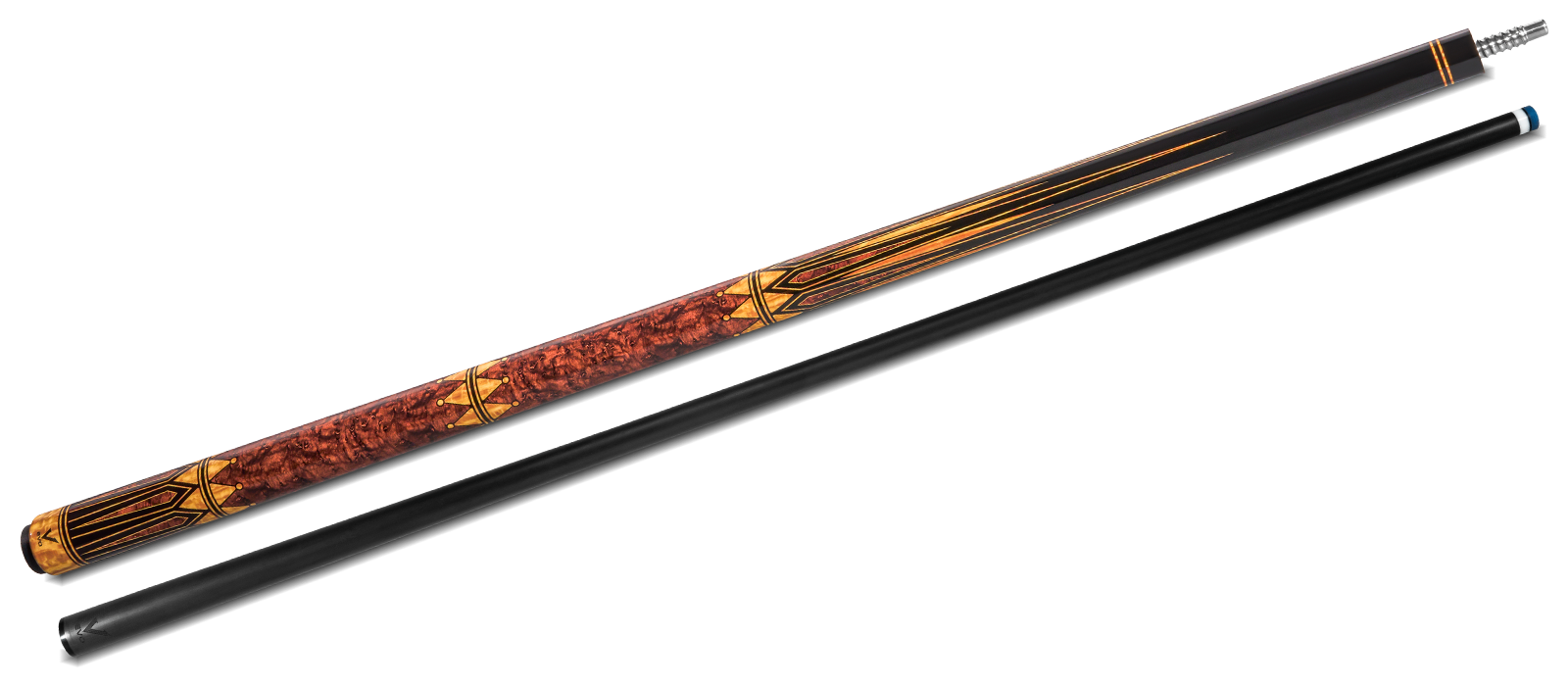 EVO CRYSTAL POOL CUE - UMBER CREST - Desktop Image