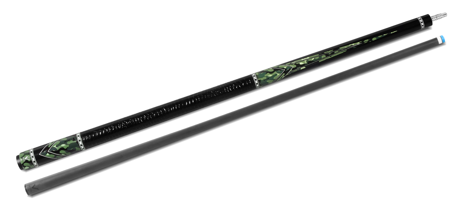 EVO RECON POOL CUE - VIPER - LEATHER WRAP - Desktop Image