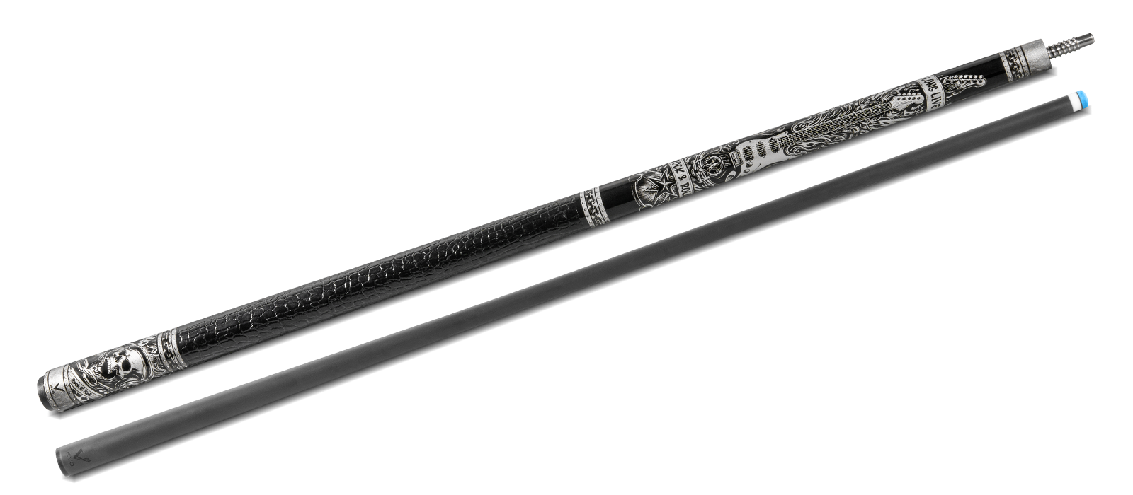 EVO REBEL POOL CUE - BLACK LEATHER WRAP - Desktop Image