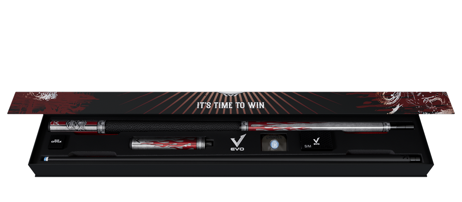 EVO FREEDOM MAXBING EDITION - CRIMSON FLAME - BLACK LEATHER WRAP - Combo Open D4