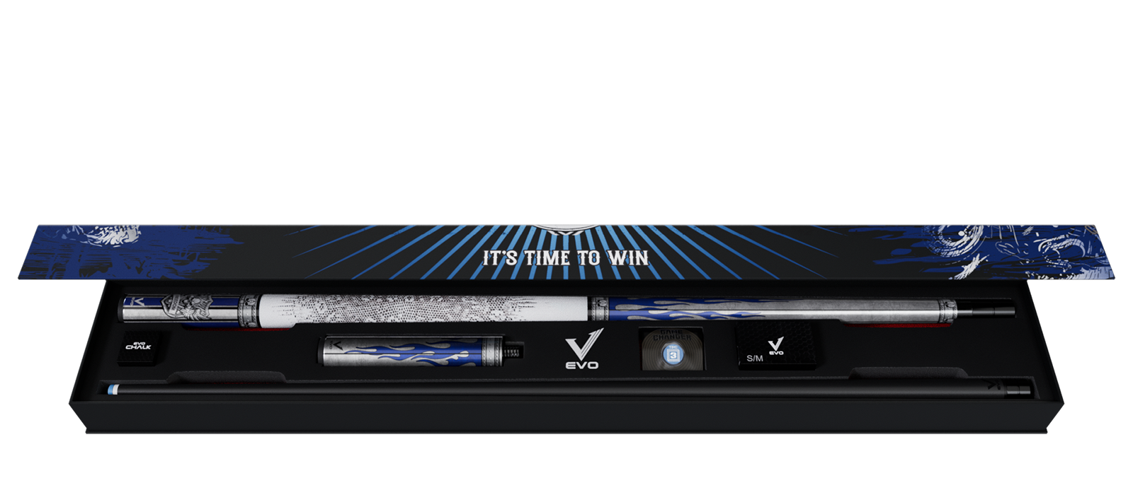 EVO FREEDOM MAXBING EDITION - AZURE FLAME - WHITE LEATHER WRAP - Combo Open D4