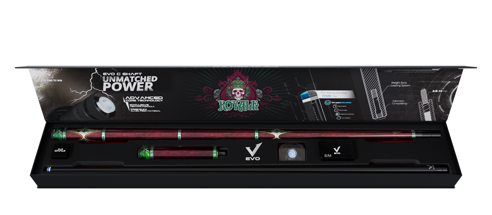 EVO ROYALE MAXBING EDITION - GARNET CREST - Combo Open D5