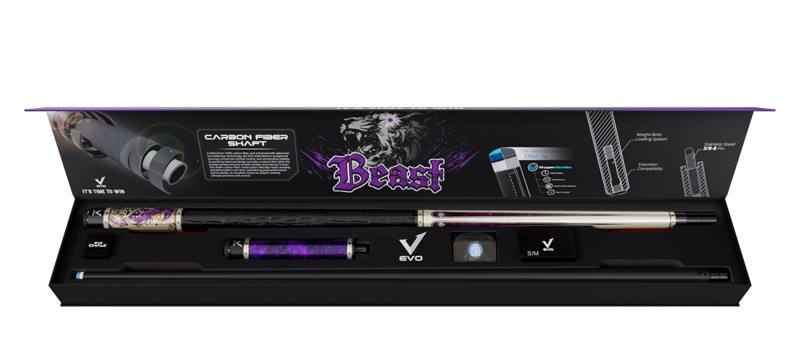 EVO BEAST MAXBING EDITION - AMETHYST LION - Combo Open D5