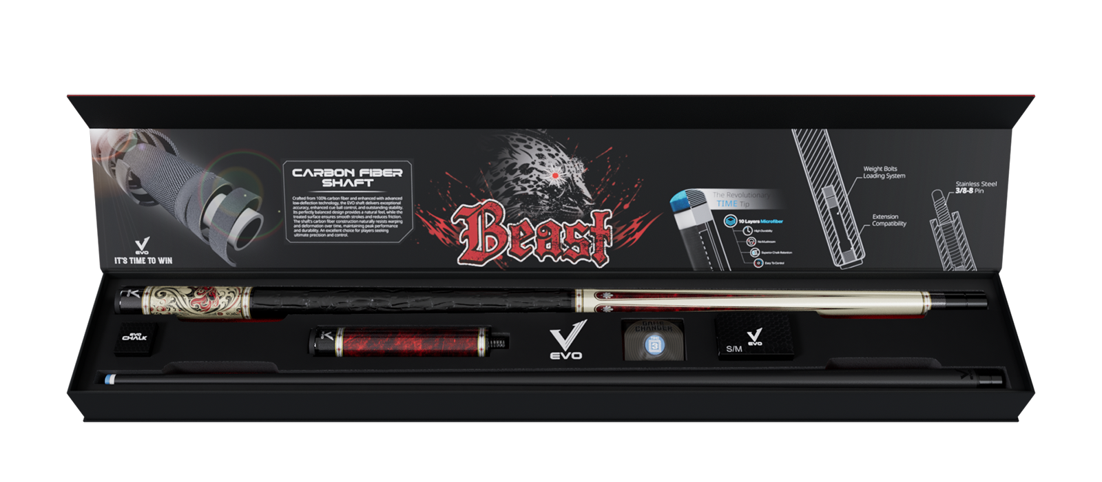EVO BEAST MAXBING EDITION - SCARLET PANTHER - Combo Open D6