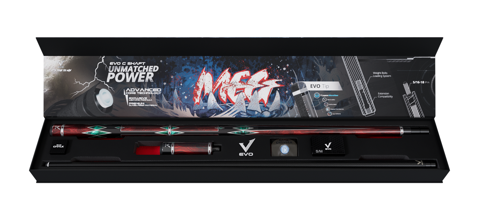 EVO MEG MAXBING EDITION - CRIMSON JAW - Combo Open D7