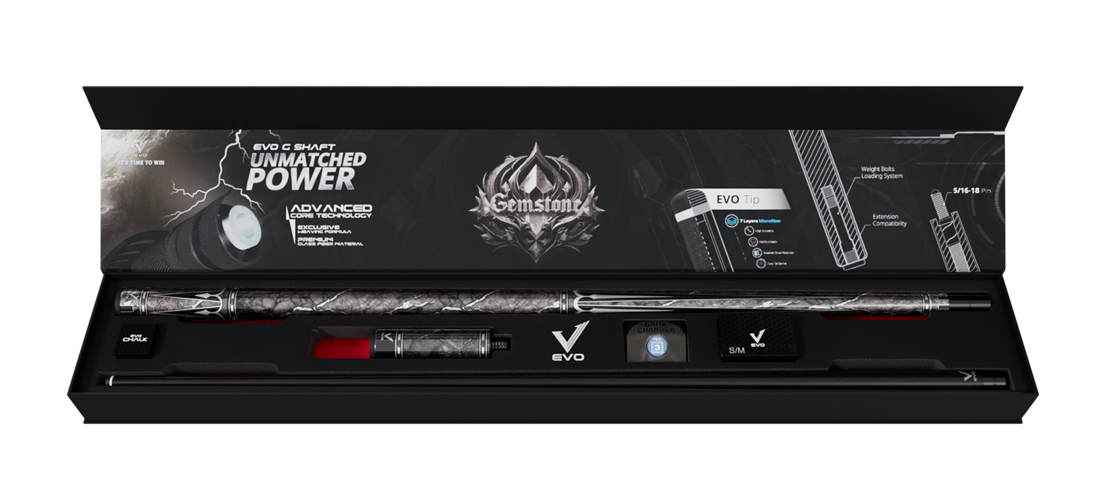 EVO GEMSTONE MAXBING EDITION - NIGHTGLOW - Combo Open D7