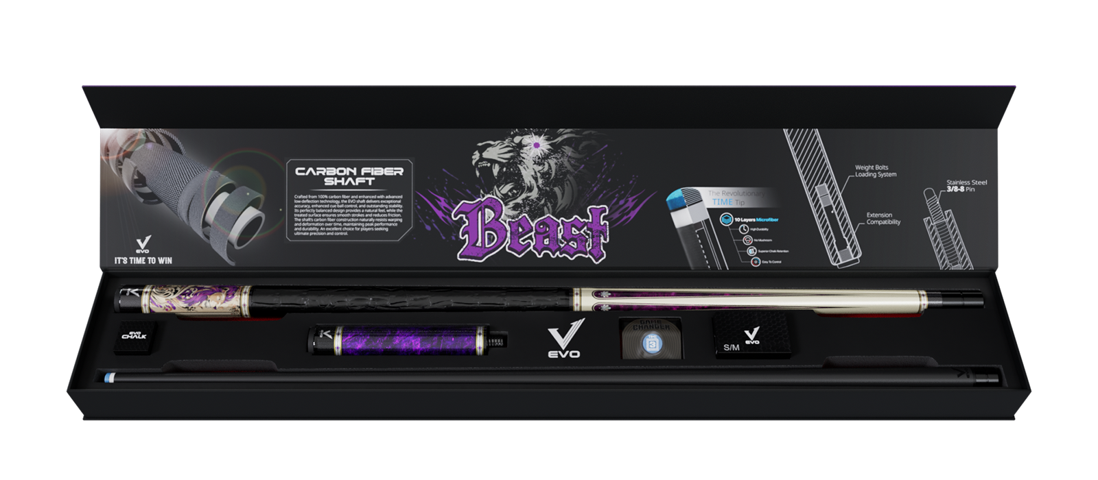 EVO BEAST MAXBING EDITION - AMETHYST LION - Combo Open D7