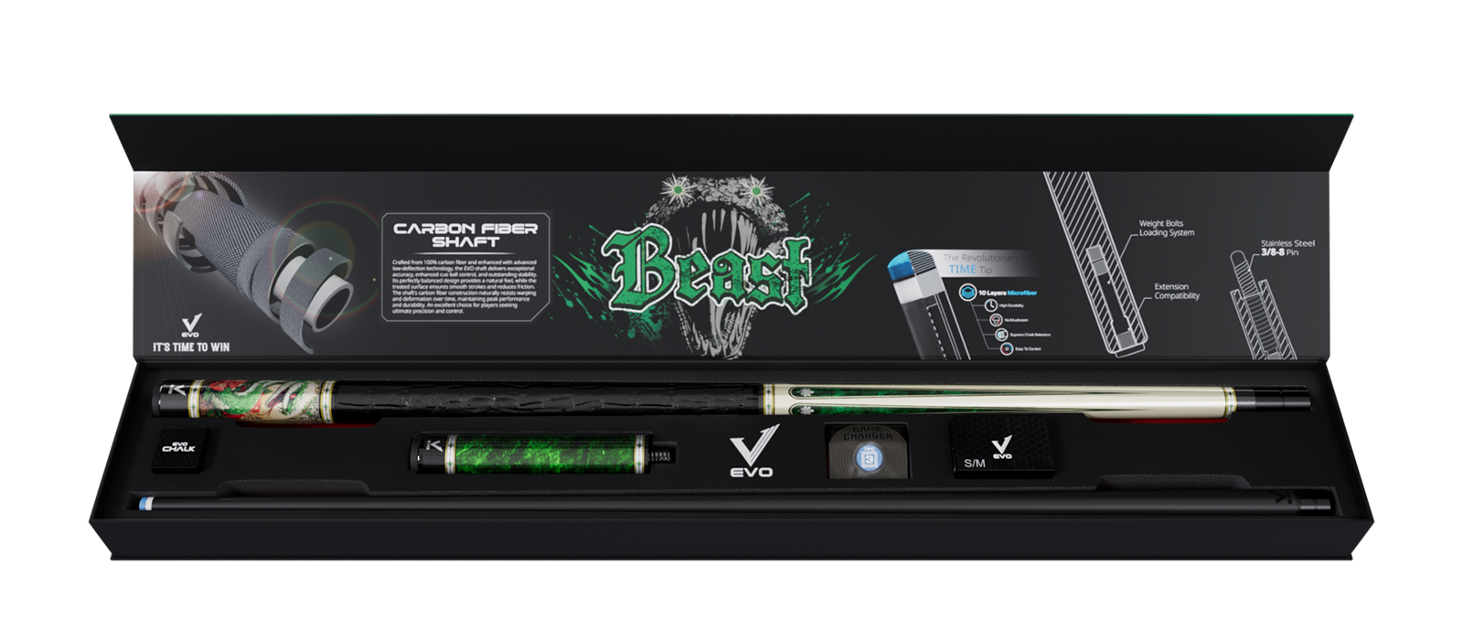 EVO BEAST MAXBING EDITION - EMERALD COBRA - Combo Open D7