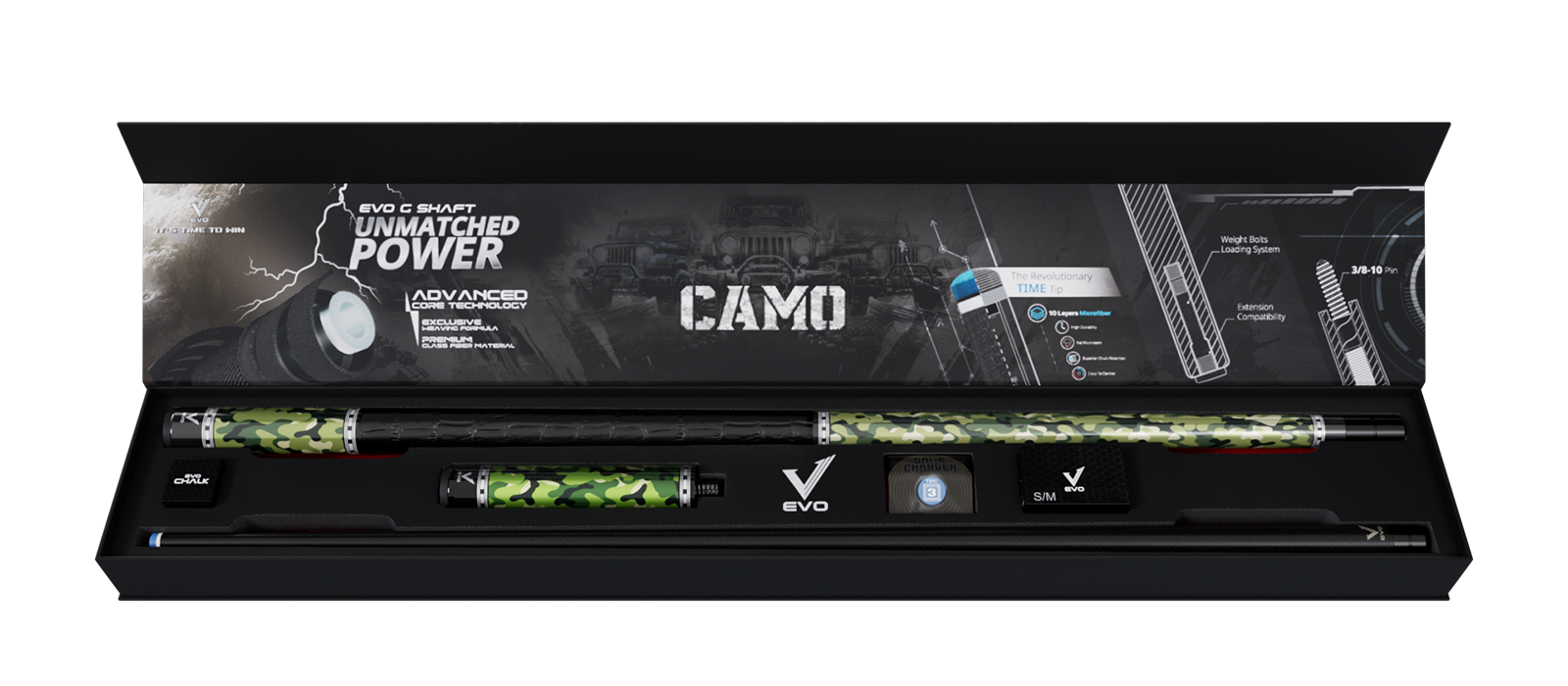 EVO CAMO MAXBING EDITION - VIPER - Combo Open D7
