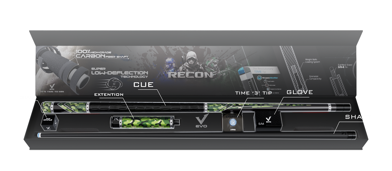 EVO RECON MAXBING EDITION - VIPER - Combo Open D8