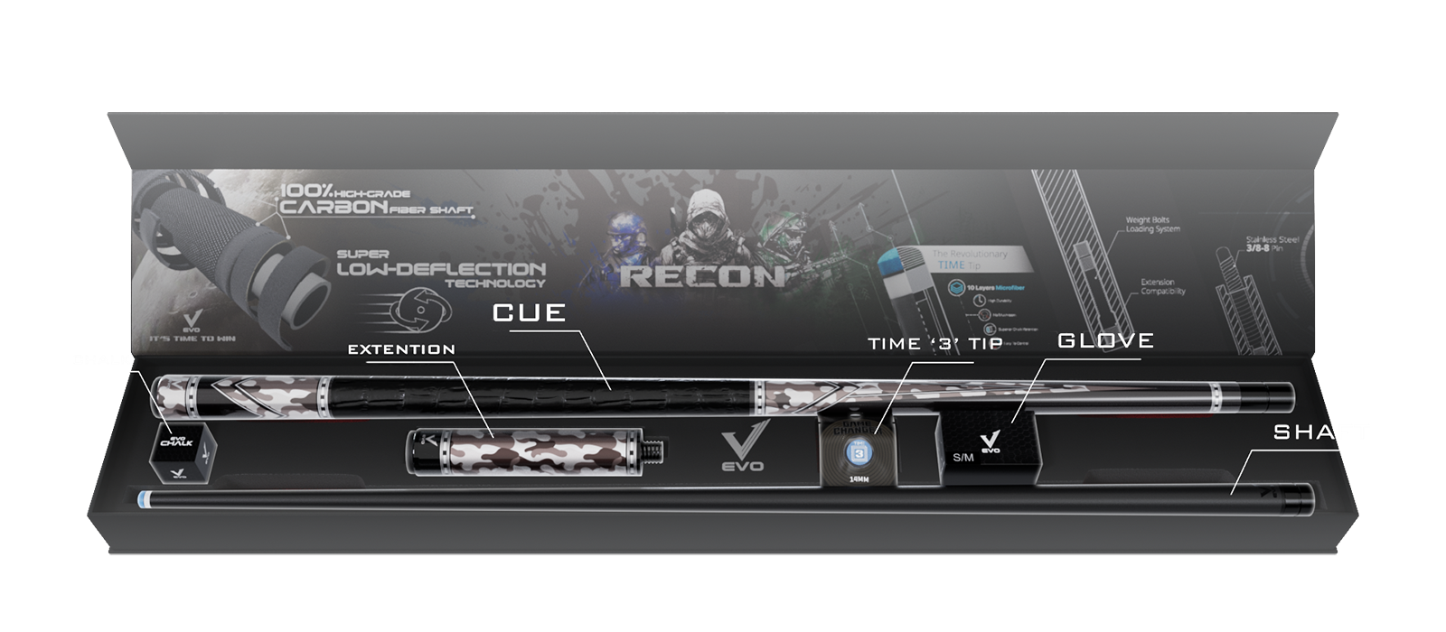 EVO RECON MAXBING EDITION - GHOST - Combo Open D8
