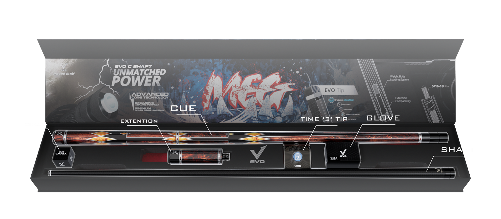 EVO MEG MAXBING EDITION - EMBER FANG - Combo Open D8