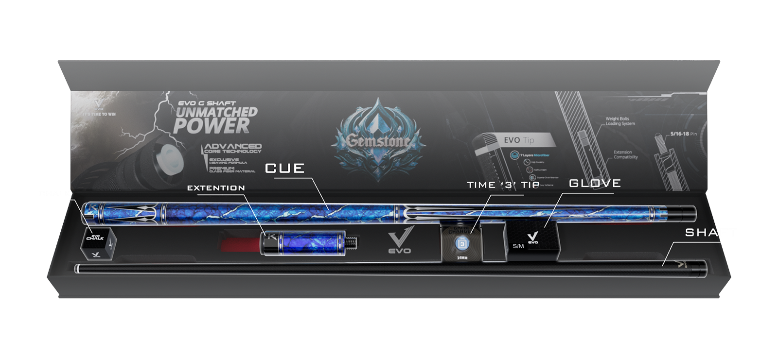 EVO GEMSTONE MAXBING EDITION - SKYFLARE - Combo Open D8