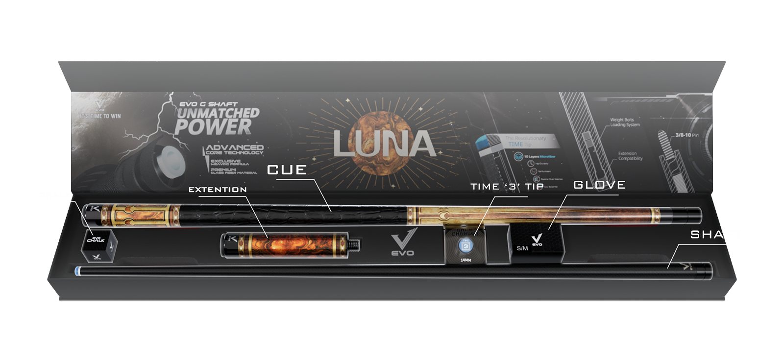 EVO LUNA MAXBING EDITION - GOLDEN CREST - Combo Open D8