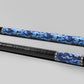 EVO CAMO POOL CUE - NAVY - SYNTHETIC LEATHER WRAP