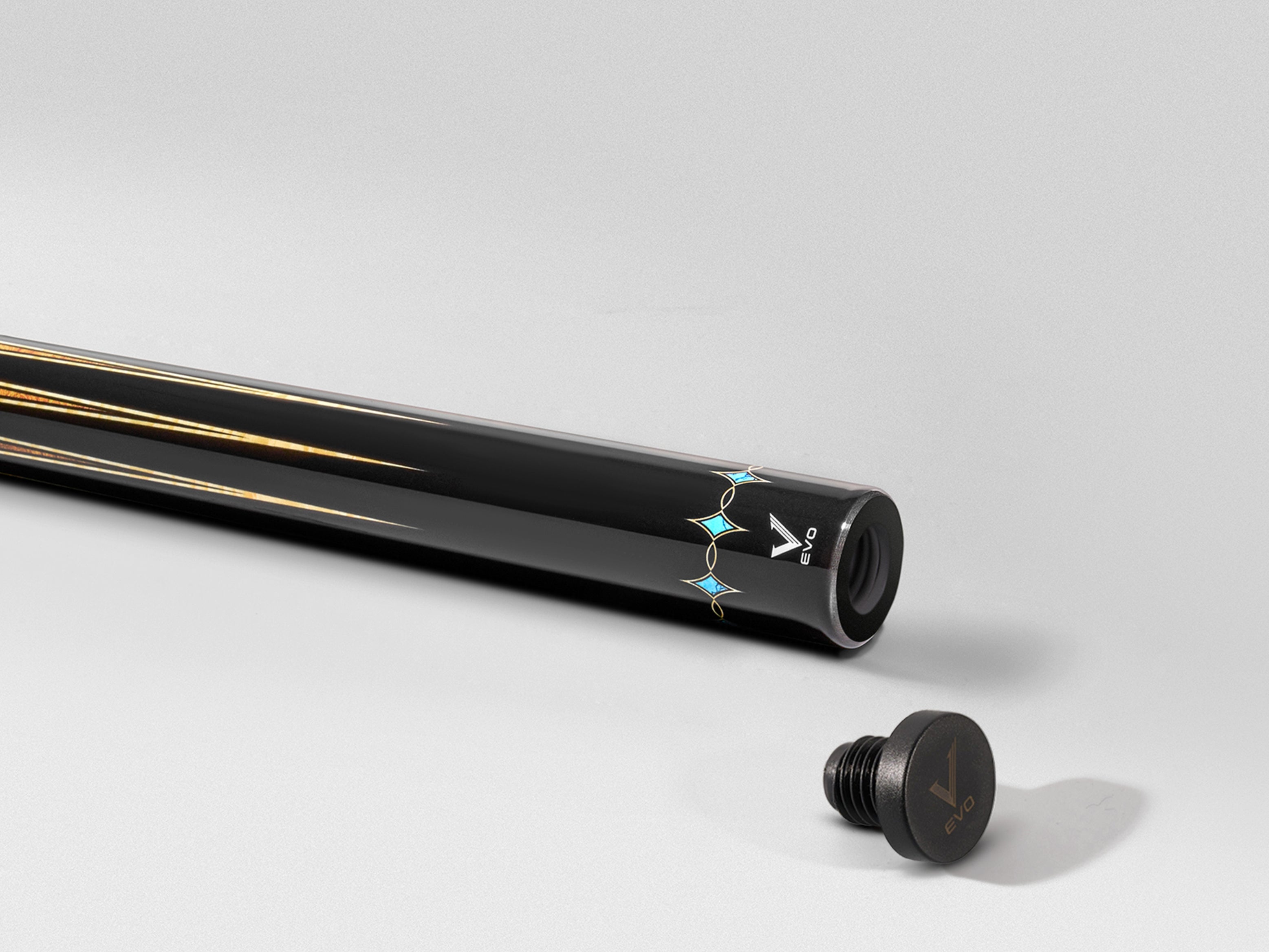 CRYSTAL Pool Cue - Black