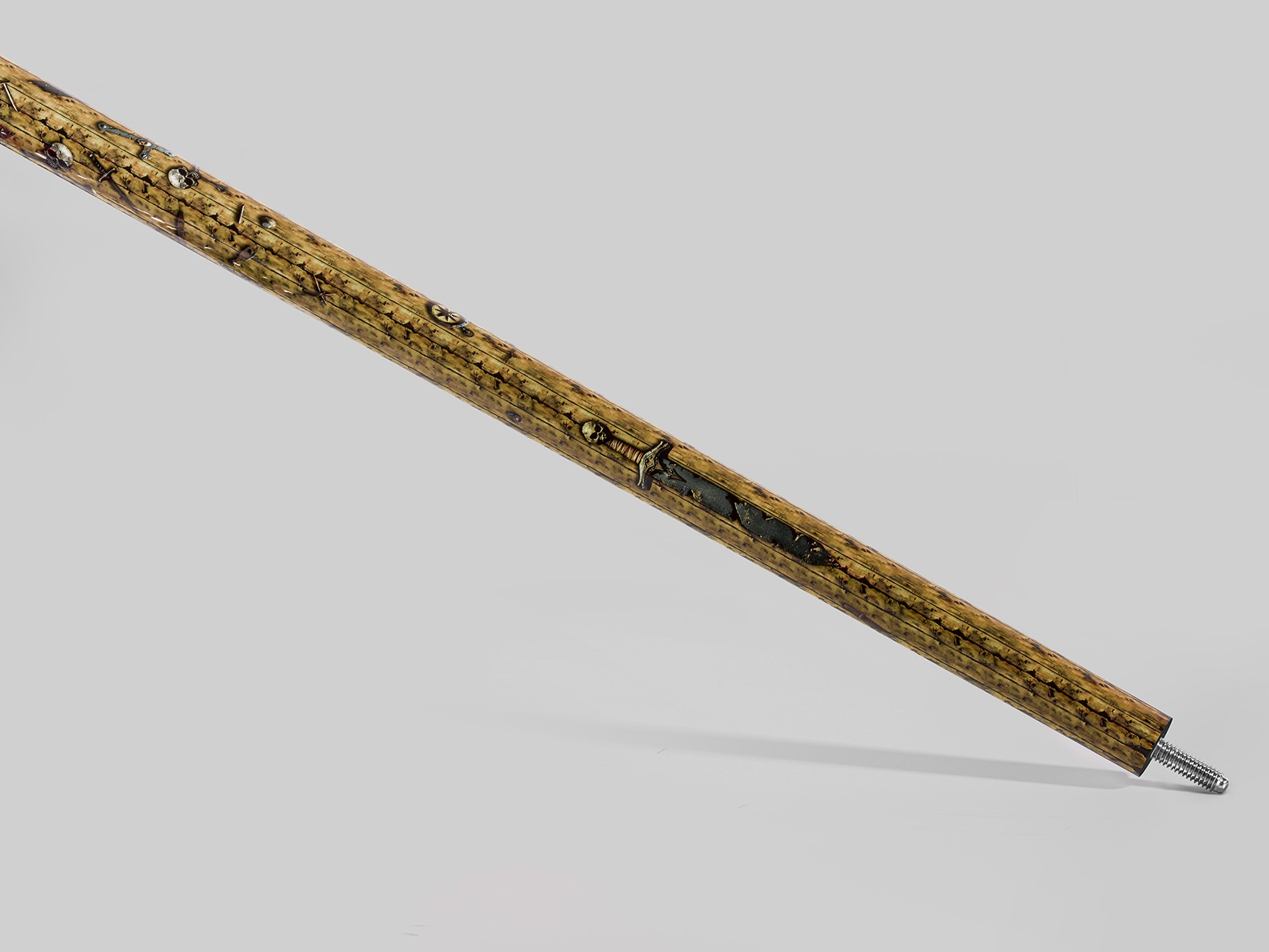 PIRATES POOL CUE - YELLOW