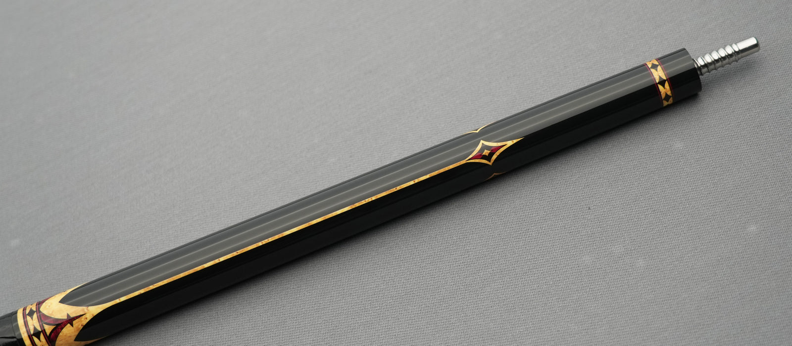EVO CROWN MAXBING EDITION - ROYAL BLACK - BLACK LEATHER WRAP - Desktop Image