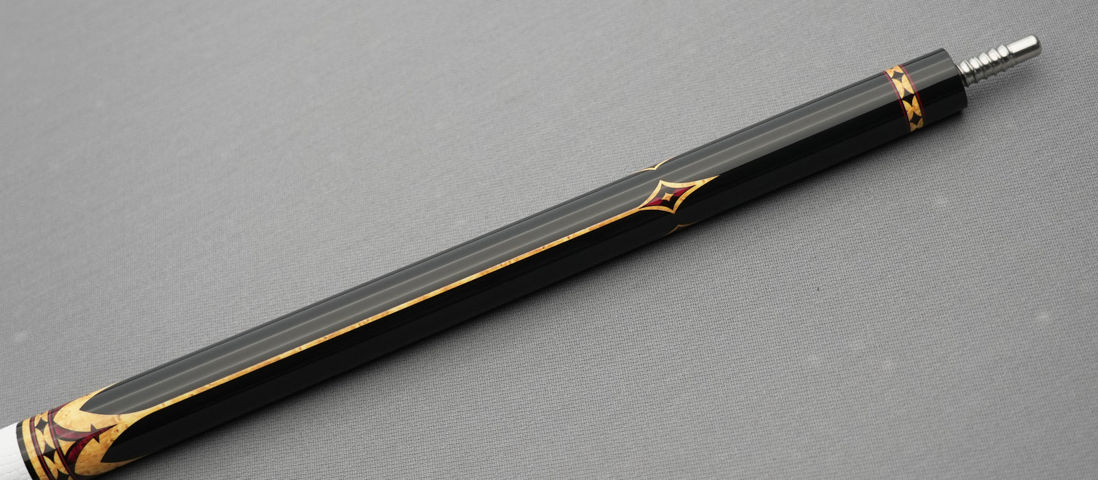 EVO CROWN MAXBING EDITION - ROYAL BLACK - WHITE LEATHER WRAP - Desktop Image