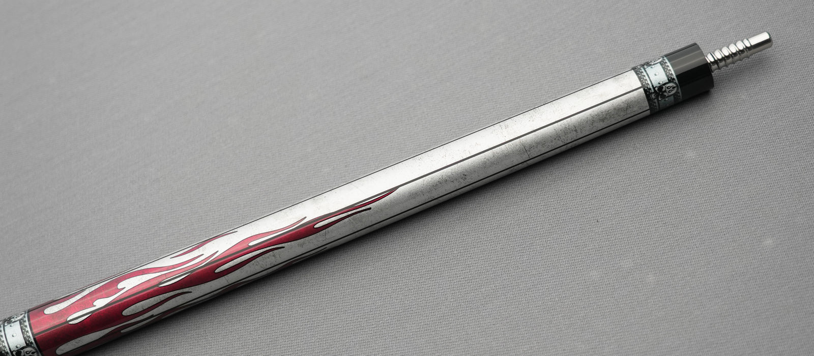 EVO FREEDOM MAXBING EDITION - CRIMSON FLAME - WHITE LEATHER WRAP - Desktop Image