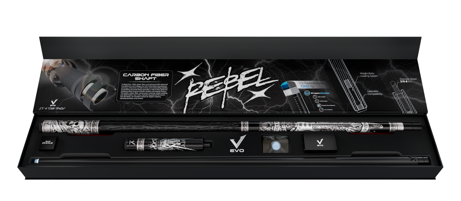 EVO REBEL MAXBING EDITION - BLACK LEATHER WRAP - Desktop Image