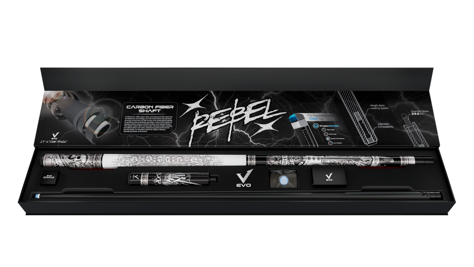 EVO REBEL MAXBING EDITION - WHITE LEATHER WRAP - Desktop Image