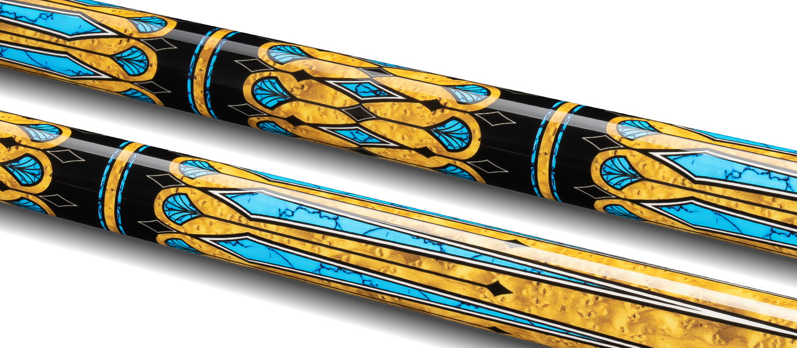 EVO WARRIOR CAROM CUE - DESERT GOLD - Desktop Image