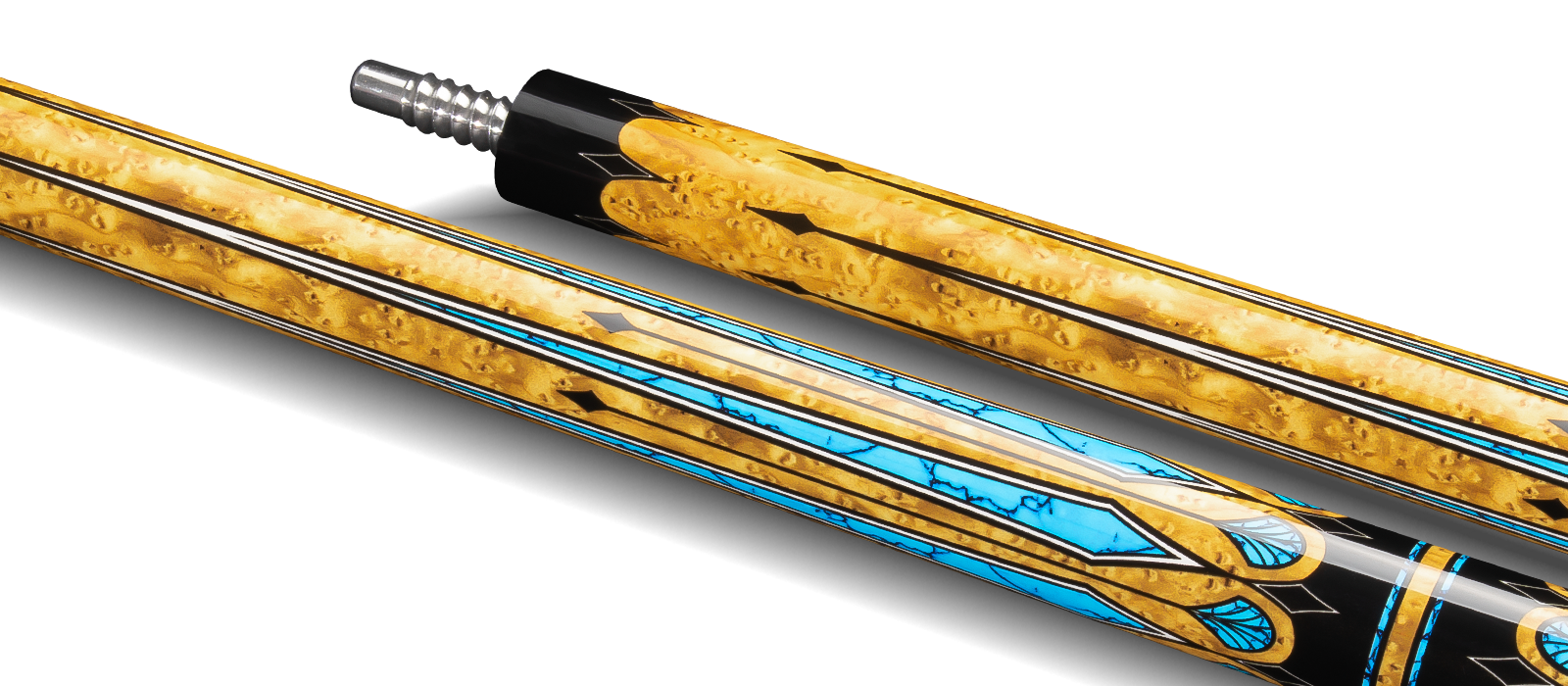 EVO WARRIOR CAROM CUE - DESERT GOLD - Desktop Image