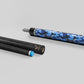 EVO CAMO POOL CUE - NAVY - SYNTHETIC LEATHER WRAP