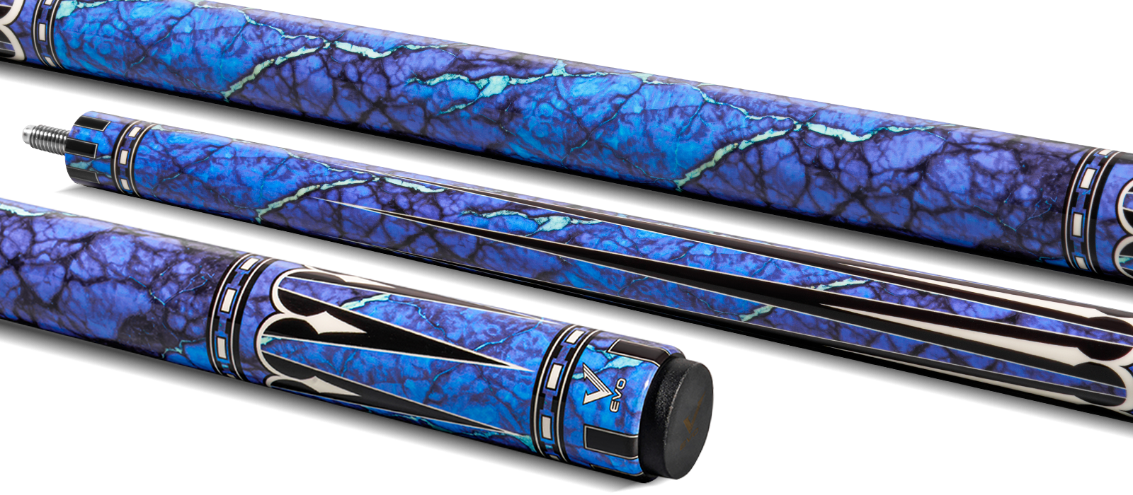 EVO GEMSTONE POOL CUE - SKYFLARE - Desktop Image