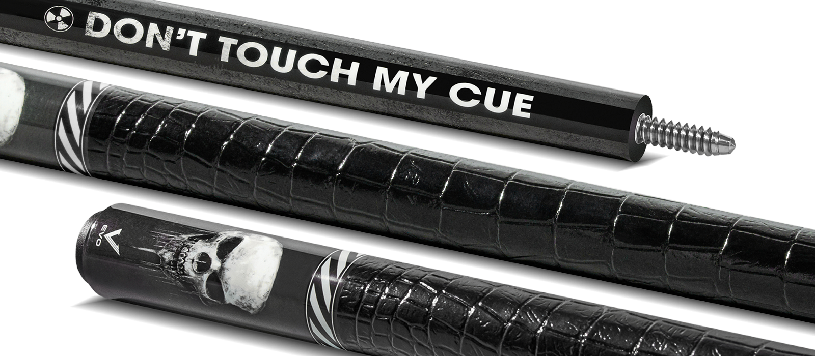 EVO OUTLAW POOL CUE - LEATHER WRAP - Desktop Image