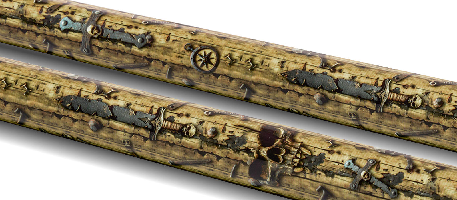 EVO PIRATES POOL CUE - GOLDEN PLUNDER - Desktop Image