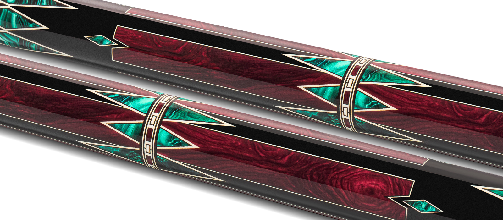 EVO MEG POOL CUE - CRIMSON JAW - Desktop Image